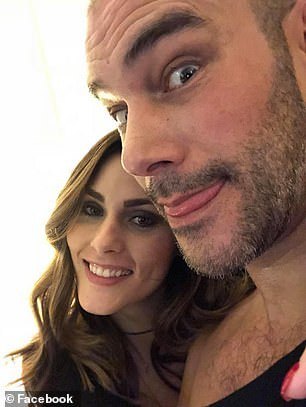 Matheson is pictured with her boyfriend, Brent Andrews, right