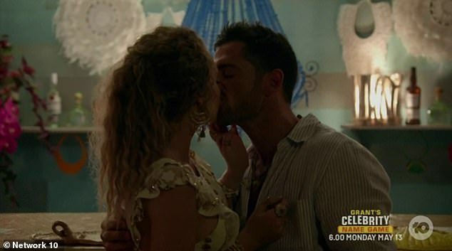 Too much? Mack's long 30 second smooch with Zoe didn't go down well with viewers as they complained it was 'sloppy' and 'gross'