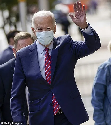 Not the focus of a probe: Donald Trump claimed that Joe Biden was not 'locked up' because Bill Barr is 'a nice man'