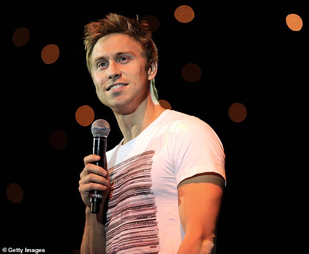 Family affair: The pair speak out on the freak bike accident that caused Daniel's epilepsy in Russell's new Netflix stand-up show documentary, Until The Wheels Come Off (pictured 2013)