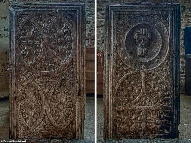 Yorkish symbolism appears throughout the Devon church, which researchers say is an unusual discovery for a rural building
