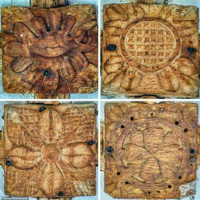 Rose motifs and artwork appear throughout the church, which is an unexpected find for somewhere in rural Devon, further adding to evidence it was linked to Edward V