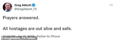 Greg Abbott tweeted
