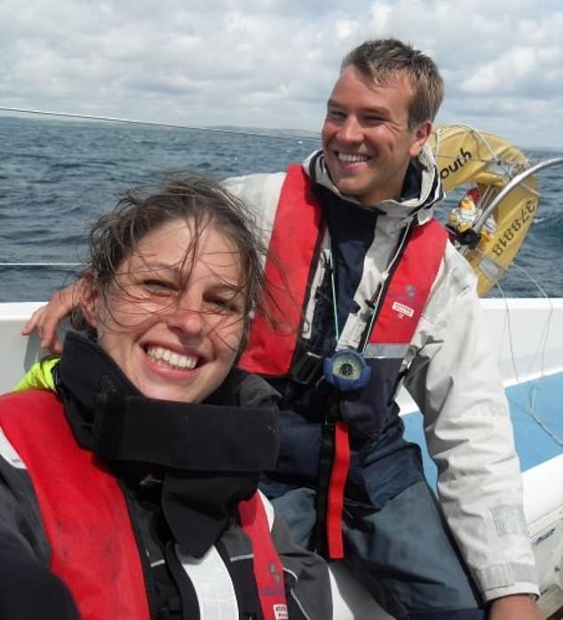 The senior naval officer is married to veterinary cardiologist Julia Costley-White (pictured together)