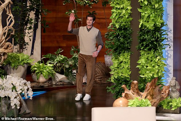 Garfield continued: 'You know when you're planning a surprise birthday party for someone? 'And they're like, "I hate surprises. Tell me, is the party happening?" So it felt like I was part of organizing a surprise birthday party for a bunch of people who I knew would appreciate it'