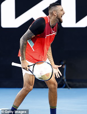 Nick Kyrgios (pictured) is the complete opposite to Ash Barty, Mike Colman writes