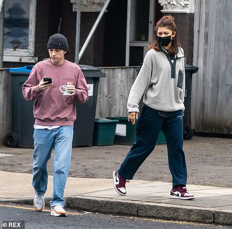 Looking back: The couple met in 2016 while filming Spider-Man: Homecoming, the second Spider-Man film reboot and the first starring Holland as Peter Parker