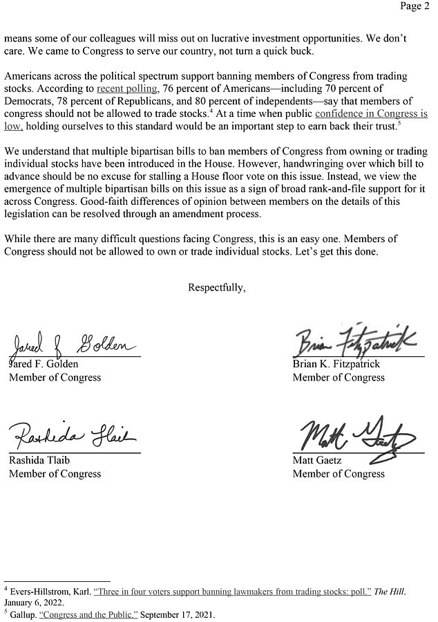 The idea has such widespread support that even progressive 'squad' member Rashida Tlaib and pro-Trump GOP Rep. Matt Gaetz see eye-to-eye on the issue