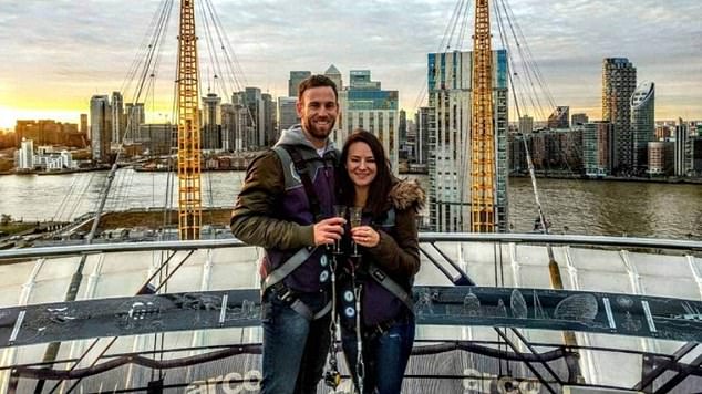 Michael Venus (pictured with wife Sally) claims Kyrgios has the maturity of a 10-year-old