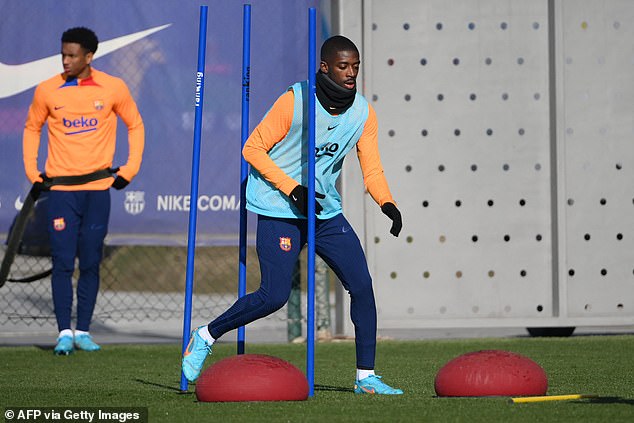 Yet FFP rules prevents Barca registering him, and Ousmane Dembele could help them land him