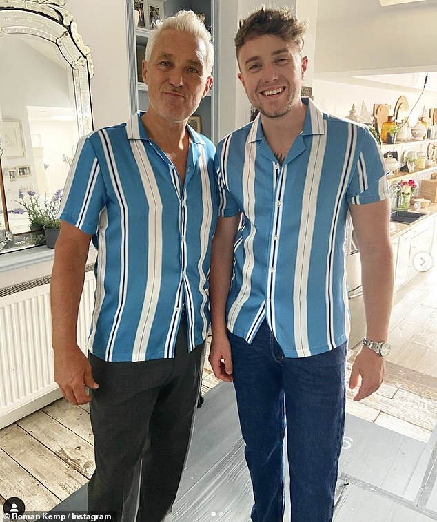 Bold: The star, who is a patron of Joe’s Buddy Line, said he never thought suicide would touch his or his loved ones' lives, and called on the government to do more to help (pictured with father Martin Kemp in 2021)