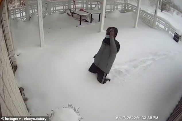 The restaurant posted the clip onto its Instagram page where it has been viewed more than 65,000 times