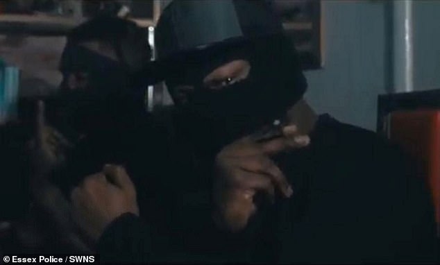 The drugs had a street value of about £5,600 and a tub of coins containing about £3,000. Pictued: One of his videos