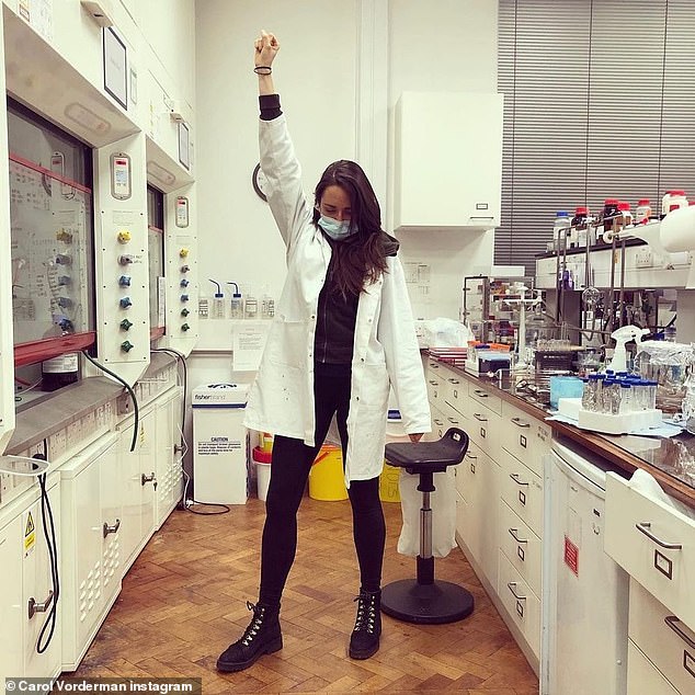 Proud: She took to Twitter to share her delight at the prospect, as she said her daughter was 'beyond excited' about the opportunity to apply for the coveted position