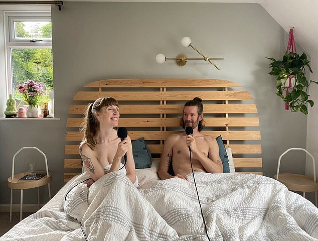 Lacey and Flynn say their podcast is not performative pornography, rather it is 'real', and often 'isn't necessarily pretty'