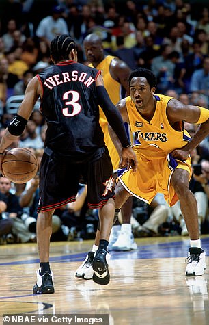 Iverson and Bryant during the 2001 NBA Finals
