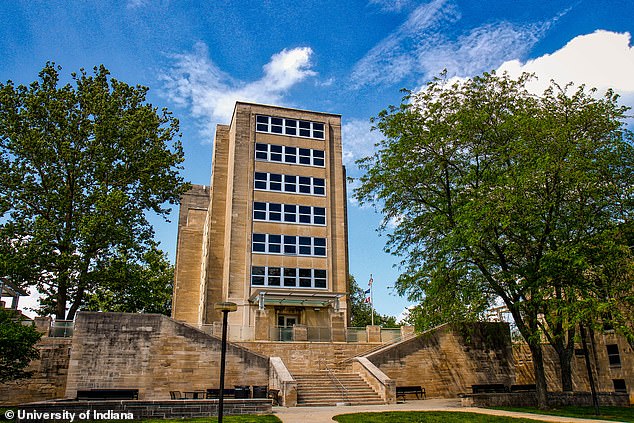 The accuser told police that Elliott raped her as she was vomiting in a bathroom at Teter-Thompson residence hall (pictured)