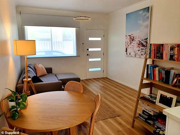 After purchasing the quaint home, she spent $20K renovating it to boost the value - which is now calculated over $530,000