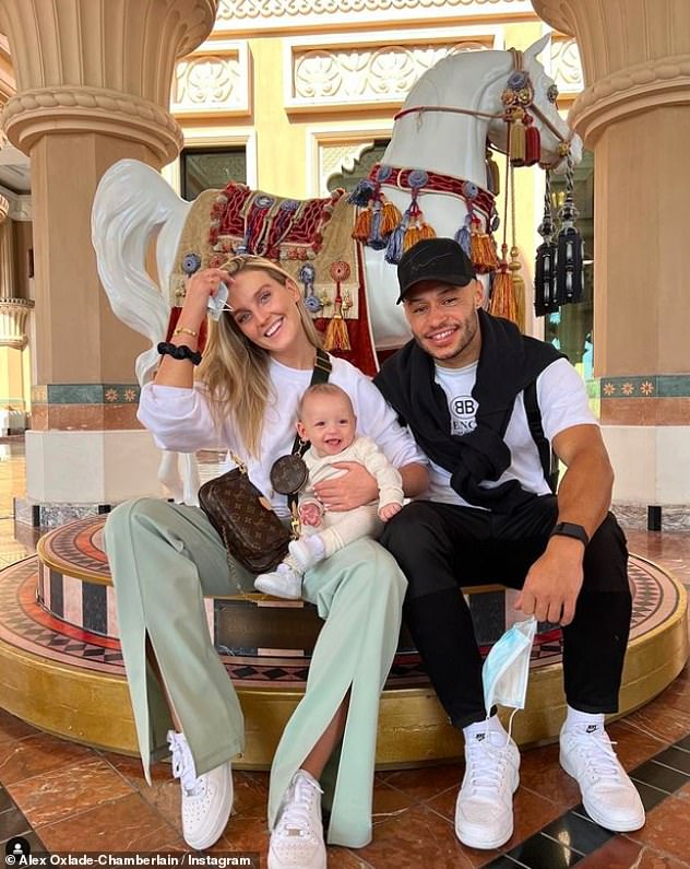 Jet set: The Sweet Melody hitmaker and the Liverpool FC player are currently in Dubai during the Premier League winter break and are enjoying some quality time together