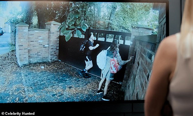 Busted: The trailer then cuts to the Gherkin in London as the agents have live footage of The Vivienne and Chloe at Kerry's house