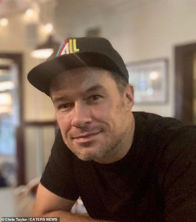 Sydney man Chris Taylor (pictured) likes having the spider, called Steve, in his car