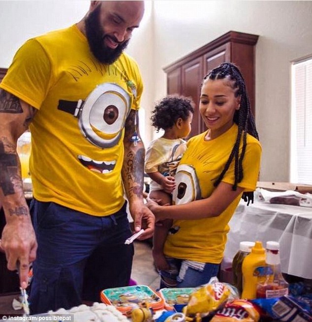 And Brocco, who now calls himself 'Possible Pat', is even more excited that he's setting an example for his one-year-old son