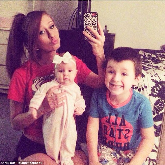 Responsive: She shared pictures of Lyle hard at work doing household chores on Facebook in a post that has been viewed by hundreds of thousands