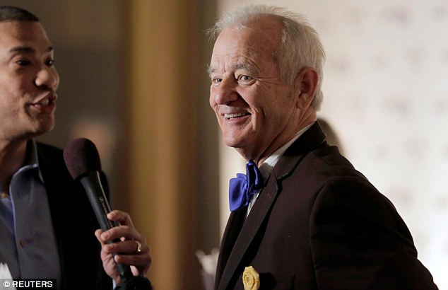 Murray has been presented with the Mark Twain Prize for American Humor at the Kennedy Center 