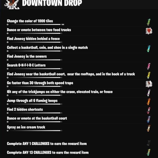 Fortnite x Jordan – Downtown Drop LTM Challenges and Rewards