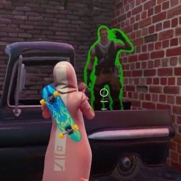 Where to find Jonesy In the Back of a Truck Fortnite Downtown Drop Location